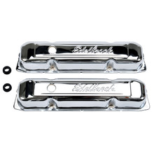 Edelbrock 4491 - Valve Cover Signature Series Chrysler 1958-1979 361-440 V8 Chrome