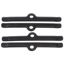 Edelbrock 44263 - Vc Hold Down Tab Kit SBC 5In Long Steel Black Set of 4
