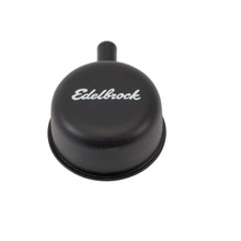 Edelbrock 4413 - Round Cap w/ Nipple Black