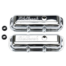 Edelbrock 4488 - Valve Cover Signature Series Chevrolet 1982-1993 2 8L 60 V6 Chrome