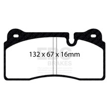 EBC DP41127R - 08-17 Audi R8 4.2L/5.2L Yellowstuff Rear Brake Pads