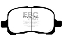 EBC DP41195R - 98-02 Chevrolet Prism 1.8 Yellowstuff Front Brake Pads
