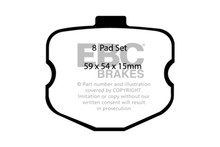EBC DP41771/4R - 10-13 Chevrolet Corvette (C6) 6.2 Grand Sport Yellowstuff Rear Brake Pads