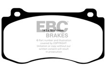 EBC DP41764R - 05-10 Chrysler 300C 6.1 SRT8 Yellowstuff Front Brake Pads (Excl 6 Piston Calipers)