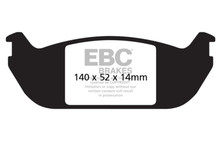 EBC DP41686R - 03-06 Lincoln Aviator 4.6 Yellowstuff Rear Brake Pads