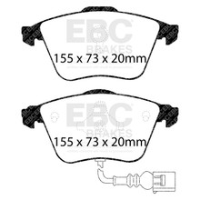 EBC DP41946R - 07-10 Audi TT Quattro 3.2 Yellowstuff Front Brake Pads