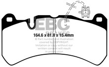 EBC DP42354R - 2016+ Alfa Romeo Giulia 2.9L Twin Turbo Yellowstuff Front Brake Pads