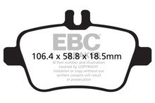 EBC DP42157R - 13+ Mercedes-Benz CLA250 2.0 Turbo Yellowstuff Rear Brake Pads