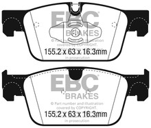 EBC DP42305R - 2017+ Volvo S90 2.0L Turbo Yellowstuff Front Brake Pads