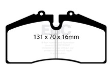 EBC DP51014NDX - 05+ Ford Saleen Mustang Brembo front calipers Bluestuff Front Brake Pads
