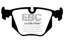 EBC DP4871R - 94-99 BMW M5 3.8 (E34) Yellowstuff Rear Brake Pads