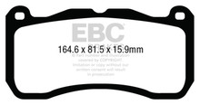 EBC DP53013NDX - 13-14 Ford Mustang GT500 Bluestuff Front Brake Pads