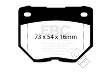 EBC DP5826NDX - 89-95 Nissan Skyline (R32) 2.6 Twin Turbo GT-R Bluestuff Rear Brake Pads