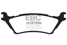 EBC DP61891 - 15+ Ford F150 2.7 Twin Turbo (2WD) Greenstuff Rear Brake Pads