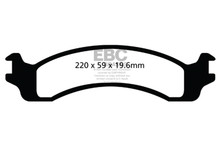 EBC DP61640 - 00-02 Dodge Ram 2500 Pick-up 5.2 2WD (Pad with wear sensor) Greenstuff Front Brake Pads
