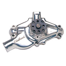 Edelbrock 8820 - Water Pump High Performance Chevrolet 350 CI V8 Short Style Polished Finish