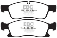 EBC ED91871 - 11+ Dodge Durango 3.6 Extra Duty Front Brake Pads