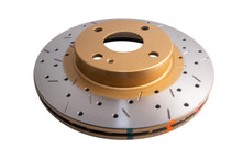 DBA DBA4538XS - 94-97/99-05 MX-5 Miata Front Drilled & Slotted 4000 Series Rotor