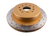 DBA DBA4655XS-10 - 01-07 Subaru WRX/STI 10 Stud Hole Rear Drilled & Slotted 4000 Series Rotor