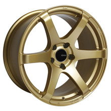 Enkei 485-780-8045GG - T6S 17x8 45mm Offset 5x100 Bolt Pattern 72.6 Bore Gold Wheel