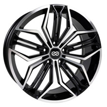 Enkei 495-775-3145BKM - CUV 17x7.5 5x108 45mm Offset 72.6mm Bore Black Machined