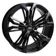 Enkei 510-775-6540BK - Vortex 5 Wheel 17x7.5 40mm Offset 5x114.3mm Bore - Black