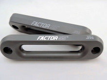 Factor 55 00016 - Hawse Fairlead 1 Inch Thick Gun Metal Gray