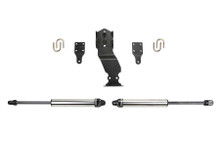 Fabtech FTS22313 - 19-20 Ford F450/F550 4WD Dual Steering Stabilizer System w/DL 2.25 Shocks