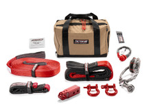 Factor 55 00475-01-MEDIUM - Vehicle Recovery Kit Sawtooth Red -Medium