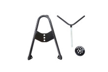 Fabtech FTT10002BK - Universal Spare Tire Angled Mount - Black