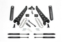 Fabtech K2215M - 17-21 Ford F250/F350 4WD Diesel 4in Rad Arm Sys w/Coils & Stealth
