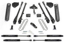 Fabtech K2216M - 17-21 Ford F250/F350 4WD Diesel 4in 4Link Sys w/Coils & Stealth