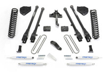 Fabtech K2216 - 17-21 Ford F250/F350 4WD Diesel 4in 4Link Sys w/Coils & Perf Shks