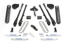 Fabtech K2254 - 17-21 Ford F250/F350 4WD Gas 4in 4Link Sys w/Coils & Perf Shks