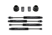 Fabtech K3056M - 13-18 Ram 3500 4WD w/Factory Radius Arms 2.5in Coil Spcr Kit w/Stealth
