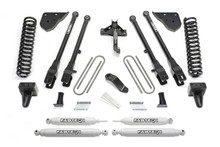 Fabtech K2417 - 4 Link Lift System; 6 in. Lift; w/Coils And Performance Shocks;