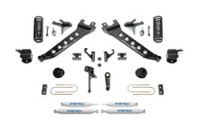 Fabtech K3147 - 13-18 Ram 3500 4WD 7in Radius Arm Kit w/Perf Shks
