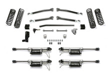 Fabtech K4141DL - 18-21 Jeep JL 4WD 4-Door 5in Trail w/Dl Resi Shks