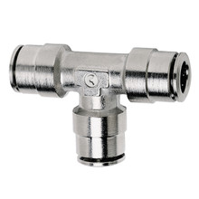 Firestone 3461 - Union Tee 1/4in. Nickel Push-Lock Air Fitting - Single (WR1760)