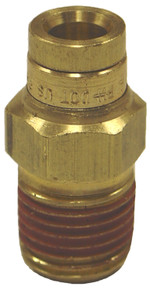 Firestone 3046 - Male Connector 1/4in. NPT To 1/4in. PTC Straight Brass Air Fitting - 25 Pack (WR1760)