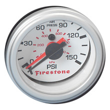 Firestone 9201 - Replacement Pressure Gauge - White Face Dual GA Only (For PN 2241 / 2260) (WR1760)