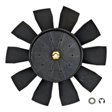 Flex-A-Lite 108491 - Electric Fan Blade - Replacement - 8.625 in - Straight Blade - Plastic - Black -  Electric Fans - Each