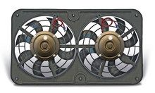 Flex-A-Lite 104468 - Dual 12-1/8in Lo Profile pusher Fan w/o Controls