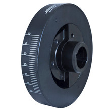Fluidampr 800121 - Chevy 454-502 CID-V8 w/ (2) 1/4 key slots Steel Externally Balanced Damper