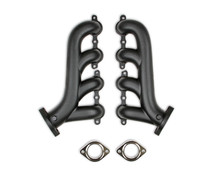 Flowtech 31730-3FLT - LS Swap Exhaust Manifolds - Black Ceramic Finish
