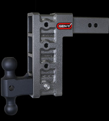 GEN-Y Hitch GH-614 - Gen-Y Mega Duty 2.5in Shank 9in Drop 3K TW 21K Hitch w/GH-061 Dual-Ball