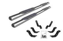 Go Rhino 104404780PS - 19-20 Chevy 1500 4in 1000 Series Complete Kit w/Sidestep + Brkts