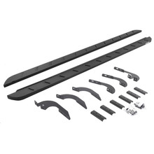 Go Rhino 63442987SPC - 05-22 Toyota Tacoma DC 4DR RB10 Slim Running Boards Kit (Incl. Brackets) - Tex. Blk