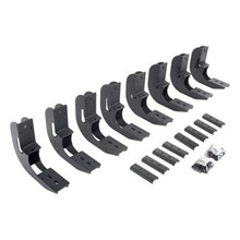 Go Rhino 6940486 - 19-22 Chevrolet Silverado 1500 CC Mtg Brackets (V-Series V3/RB10 Slim/RB20 Slim) - Tex. Blk