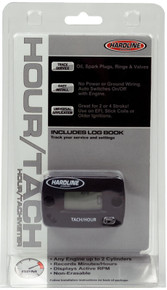 Hardline HR-8061-2 - Hour Tachometer Meter Up To 2 Cylinders - 2/4 Stroke